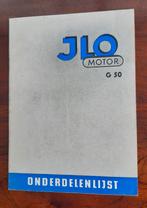 JLO motor G50 onderdelenlijst-boekje uit 1959, Enlèvement ou Envoi, Autres marques