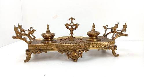 prachtig INKTSTEL brons beeld Frankrijk, Antiek en Kunst, Antiek | Brons en Koper, Brons, Ophalen of Verzenden
