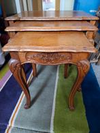 3 bijzettafeltjes stijl Louis xv, Antiek en Kunst, Ophalen