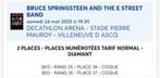 2 tickets de concert Bruce Springsteen à Lille le 24 mai 202, Tickets en Kaartjes, Twee personen, Mei, Rock of Poprock