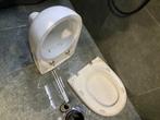 Hangende geberit wc pot, met softclose bril, Doe-het-zelf en Bouw, Sanitair, Toilet, Zo goed als nieuw, Ophalen