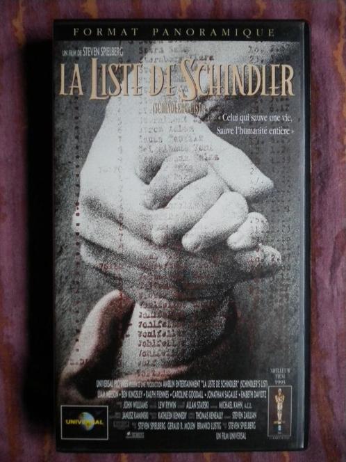 K7 VHS La liste de Schindler de Steven Spielberg, CD & DVD, VHS | Film, Comme neuf, Drame, Envoi