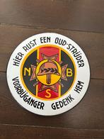 Herdenkingsplaat oud-strijder, Verzamelen, Ophalen of Verzenden