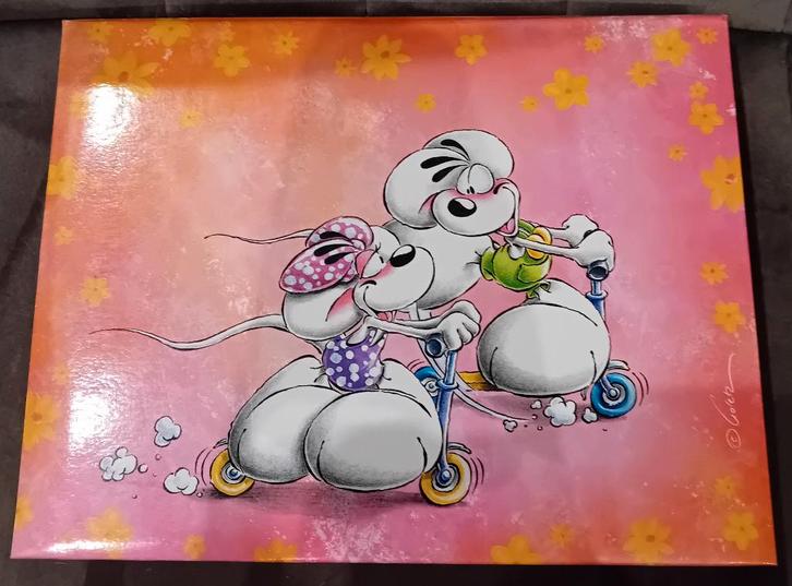 Diddl 50 vierkante blaadjes nummer 23 in schrijfwarenbox, Verzamelen, Diddl, Nieuw, Papier, Kaart of Schrift, Diddl, Ophalen of Verzenden