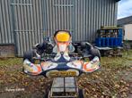 Te koop Crg Black star junior chassis  met rk1 motor, Sport en Fitness, Karting, Ophalen, Zo goed als nieuw, Kart
