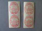 2 oude Fietsen stickers décalcomanie Cycles van Hauwaert ?, Verzenden, Zo goed als nieuw, Voor 1940, Prent