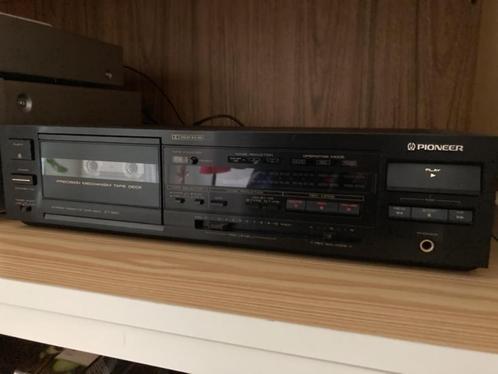 Cassettedeck Pioneer, Audio, Tv en Foto, Cassettedecks, Enkel, Tiptoetsen, Tape counter, Ophalen of Verzenden