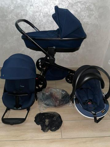 Quinny Moodd 3 Navy Blu kinderwagen 3- in-1 Complete Set beschikbaar voor biedingen
