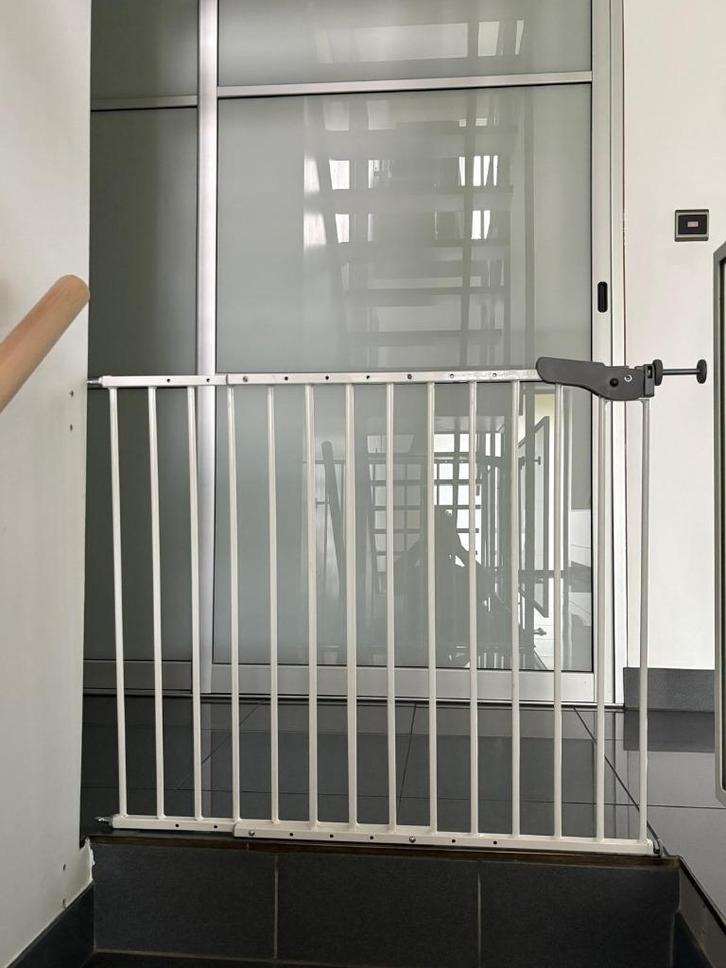 Veiligheidsrekje Premaman, Kinderen en Baby's, Traphekjes, Zo goed als nieuw, Klemhekje, Metaal of IJzer, 100 tot 115 cm, Ophalen