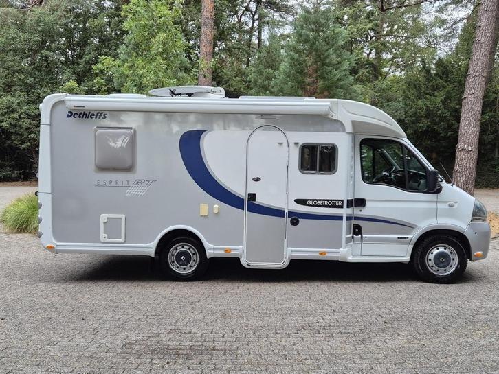 Dethleffs Esprit RT 6204 Fransbed zeer mooi 1e eig, Caravans en Kamperen, Mobilhomes, Bedrijf, Half-integraal, Dethleffs