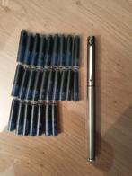Pelikan vulpen made in Germany met 34 inktjes, Verzamelen, Pennenverzamelingen, Verzenden, Zo goed als nieuw, Vulpen