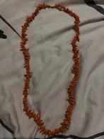 Collier corail, Handtassen en Accessoires, Kettingen, Ophalen of Verzenden, Gebruikt, Overige kleuren, Overige materialen