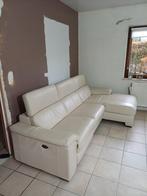 Canapé cuir/ électrique, Ophalen, Zo goed als nieuw, Leer