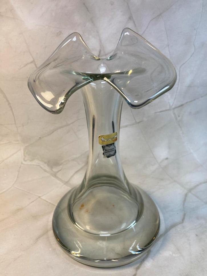 Vase en verre transparent 'Collared' par Nachtmann, Antiek en Kunst, Antiek | Glaswerk en Kristal, Ophalen of Verzenden