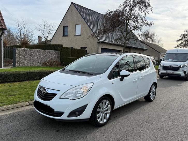 OPEL MERIVA 1.4i BENZINE COSMO GEKEURD + VVK FACELIFT 2011 ✅, Autos, Opel, Entreprise, Achat, Meriva, Airbags, Air conditionné