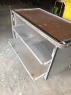 werkbank aluminium met wielen kwaliteit118bx62diepx87h, Ophalen, Zo goed als nieuw