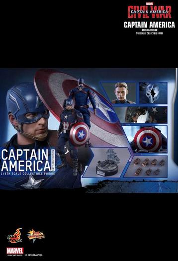 Hot Toys MMS360 Captain America Battling Version Movie Promo