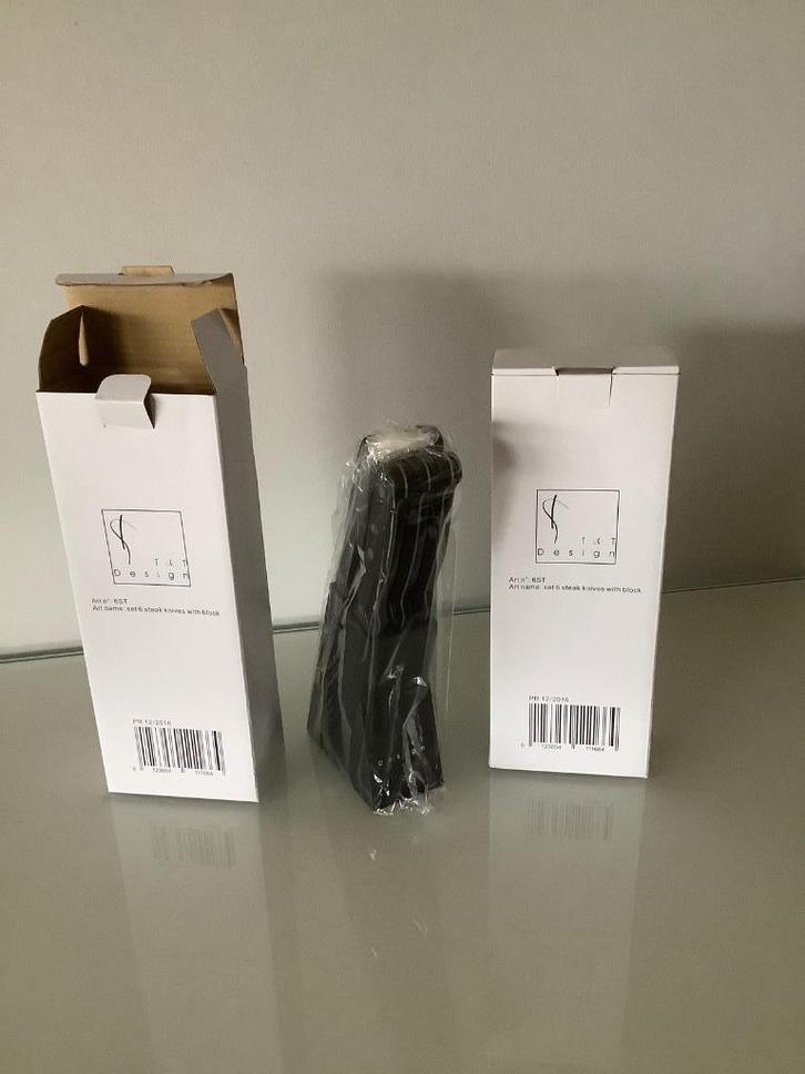 Messenblok, Huis en Inrichting, Keuken | Bestek, Nieuw, Bestekset, Inox of Chroom, Ophalen of Verzenden
