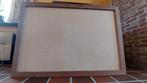 Prikbord met massief houten kader met stevig ophangsysteem, Huis en Inrichting, Ophalen, Gebruikt