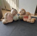 2 grote slapende houten boeda beeldjes  ophalen in Ekeren., Ophalen, Gebruikt