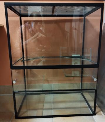 Gerbilarium van Glas -Hamsters, Gerbils,Ratjes,Muisjes+Extra