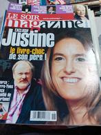 Le soir magazine Justine Henin le livre choc de son pere, Verzamelen, Ophalen of Verzenden