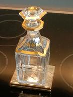 BACCARAT Crystal Whisky Karaf verguld goud Napoleon III 1850