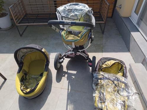 3 delige kinderwagen quinny, Kinderen en Baby's, Kinderwagens en Combinaties, Gebruikt, Combiwagen, Quinny, Met autostoeltje, Met reiswieg