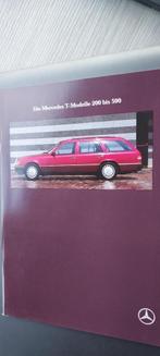 oude folder van Mercedes T-modellen, Verzenden, Zo goed als nieuw, Mercedes