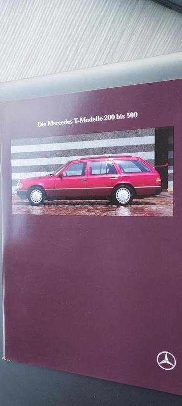 oude folder van Mercedes T-modellen beschikbaar voor biedingen