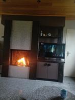 Volledige schouw met inbouw open haard (nog uit te breken), Huis en Inrichting, Ophalen, Zo goed als nieuw, Inbouwhaard, Houthaard