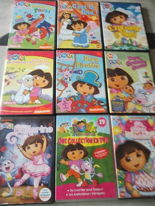 DVD - Dora - 9 DVD originaux avec bonus jeux, CD & DVD, DVD | Films d'animation & Dessins animés, Utilisé, Européen, Tous les âges