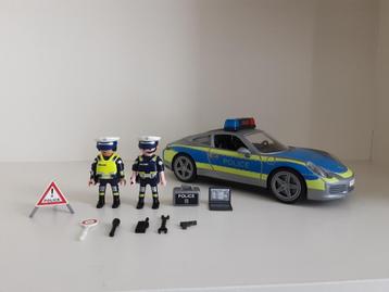 PLaymobil Porsche 911 Carrera politie - compleet beschikbaar voor biedingen