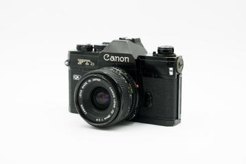 Canon FTb QL Black + Canon FD 28mm F2.8 beschikbaar voor biedingen