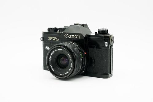 Canon FTb QL Black + Canon FD 28mm F2.8, Audio, Tv en Foto, Fotocamera's Analoog, Gebruikt, Spiegelreflex, Canon, Ophalen of Verzenden