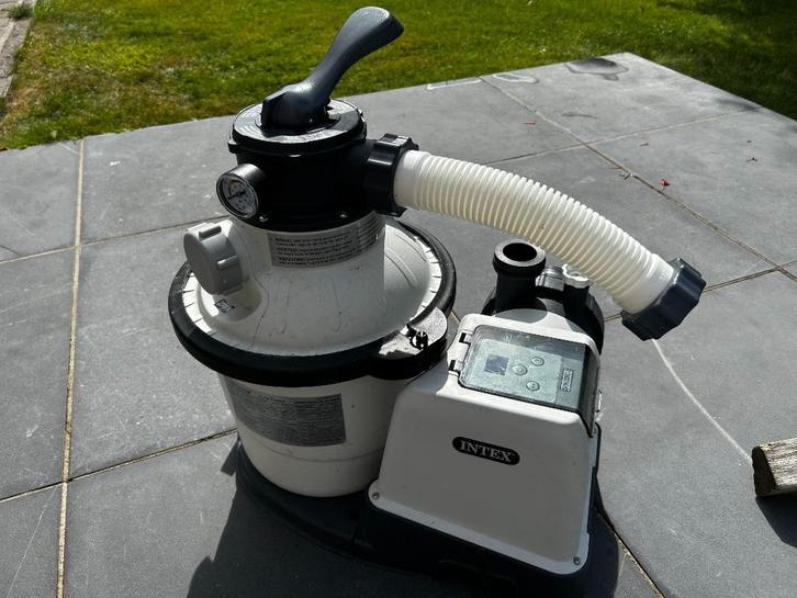Intex SX1500 zandfilterpomp - 4 m³/u, Tuin en Terras, Zwembad-toebehoren, Zo goed als nieuw, Zwembadpomp, Ophalen