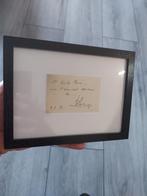 Signature  de Herge  récupérer  d une Bd, Antiquités & Art, Art | Dessins & Photographie, Enlèvement