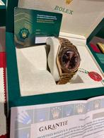 Rolex daydate 41mm chocolate (full set), Handtassen en Accessoires, Horloges | Heren, Nieuw, Overige merken, Overige materialen