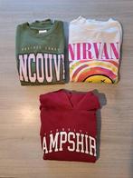 3 Sweaters PULL&BEAR/H&M, Kleding | Dames, Truien en Vesten, Ophalen, Zo goed als nieuw, Rood, Maat 36 (S)