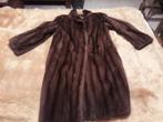 Nertsmantel vison, Kleding | Dames, Jassen | Winter, Ophalen, Zo goed als nieuw, Maat 46/48 (XL) of groter, Bruin