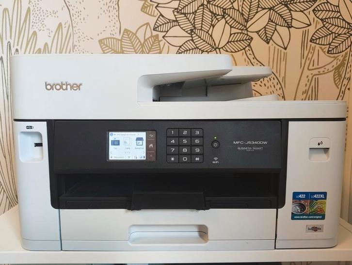 Imprimante multifonction A3/A4 Brother MFC-J5340DW + encre, Computers en Software, Printers, Zo goed als nieuw, Printer, Draadloos