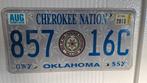 Oklahoma Nummerplaat, Ophalen of Verzenden