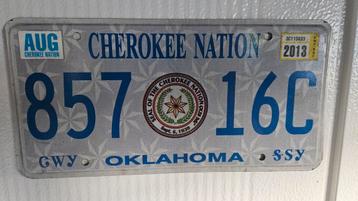 Oklahoma Nummerplaat beschikbaar voor biedingen