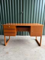Vintage Retro Teak Bureau, Huis en Inrichting, Ophalen, Gebruikt, Bureau
