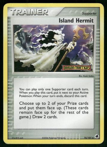 Island Hermit 76/101 - Dragon Frontiers (Reverse Holo) (EX) beschikbaar voor biedingen