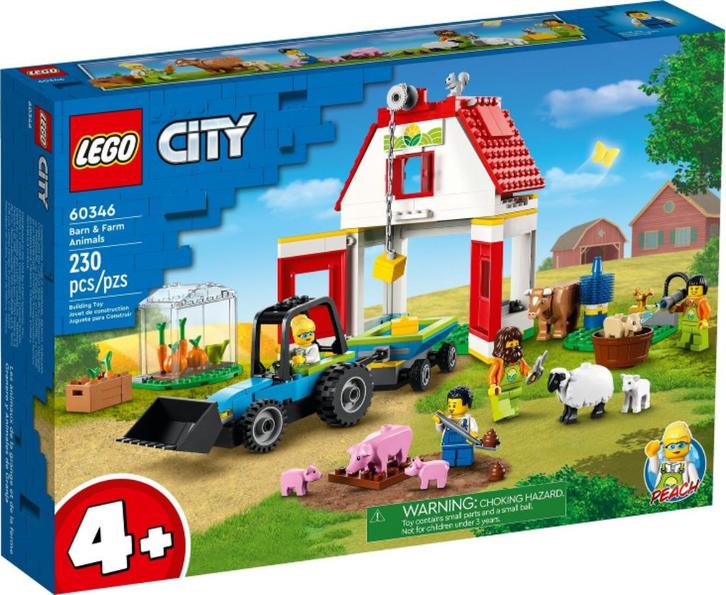 lego set 60346 city town boerderij in nieuwstaat, Kinderen en Baby's, Speelgoed | Duplo en Lego, Nieuw, Lego, Complete set, Ophalen of Verzenden
