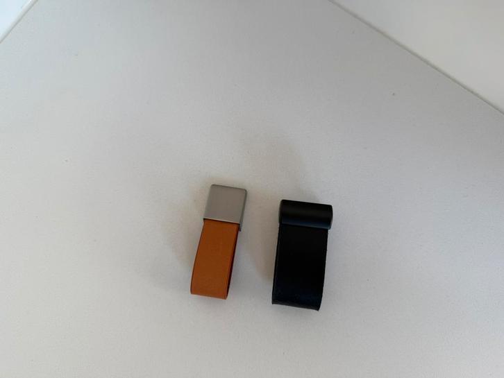 Poignées en cuir KVIK 16 mm, Bricolage & Construction, Serrurerie de bâtiment & Dispositif de fermeture, Comme neuf, Enlèvement