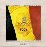 13217 * 500 frank 1991 Fr+Vl+D * PROOFSET / QP, Postzegels en Munten, Munten | België, Verzenden, Zilver