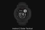 Garmin Instinct 2 Solar Tactical, Gebruikt, Zwart, Garmin instinct solar, Ophalen of Verzenden