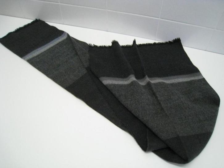Sjaal, grijs, lengte 128cm x breedte 40cm., Kleding | Heren, Mutsen, Sjaals en Handschoenen, Sjaal, Ophalen of Verzenden